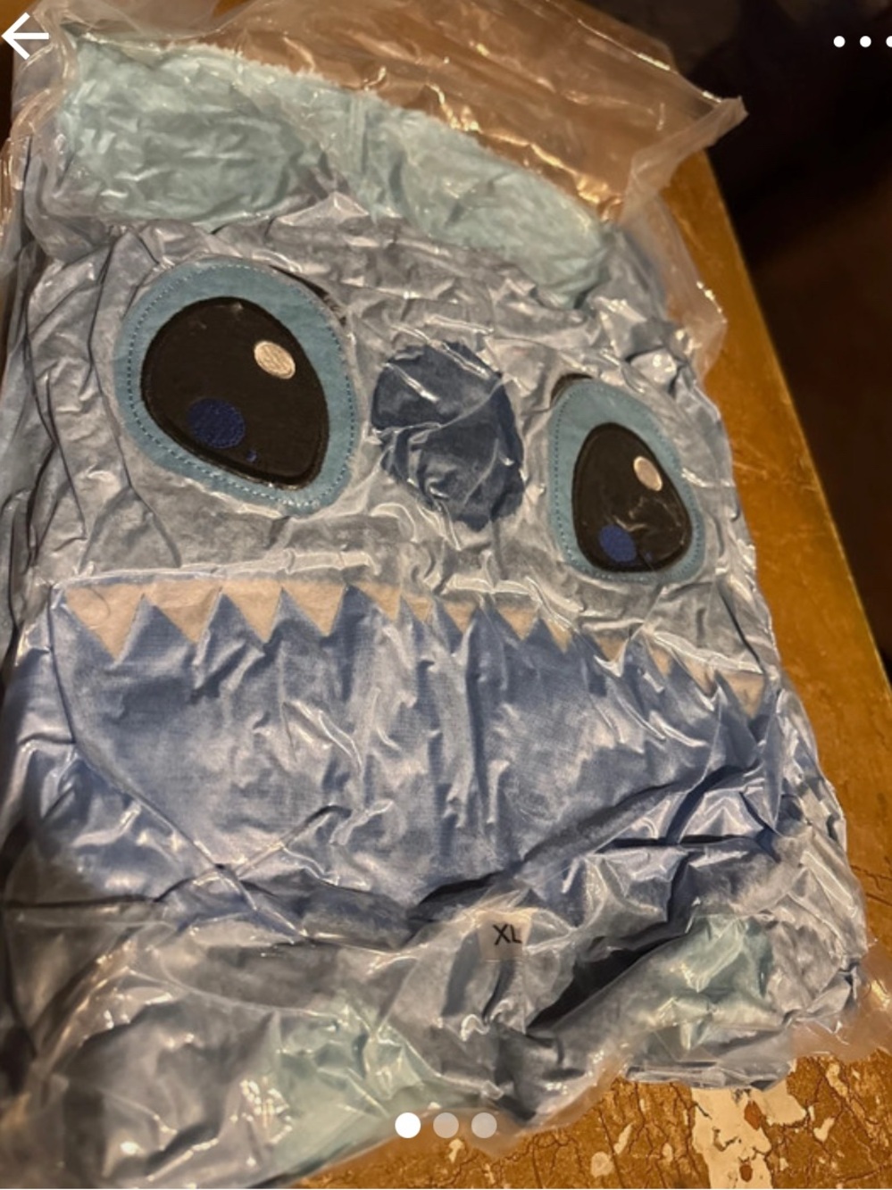 Disney Stitch Adult Unisex Onesie Costume Pajamas – Size XL (New in Bag) - Picture 1 of 3